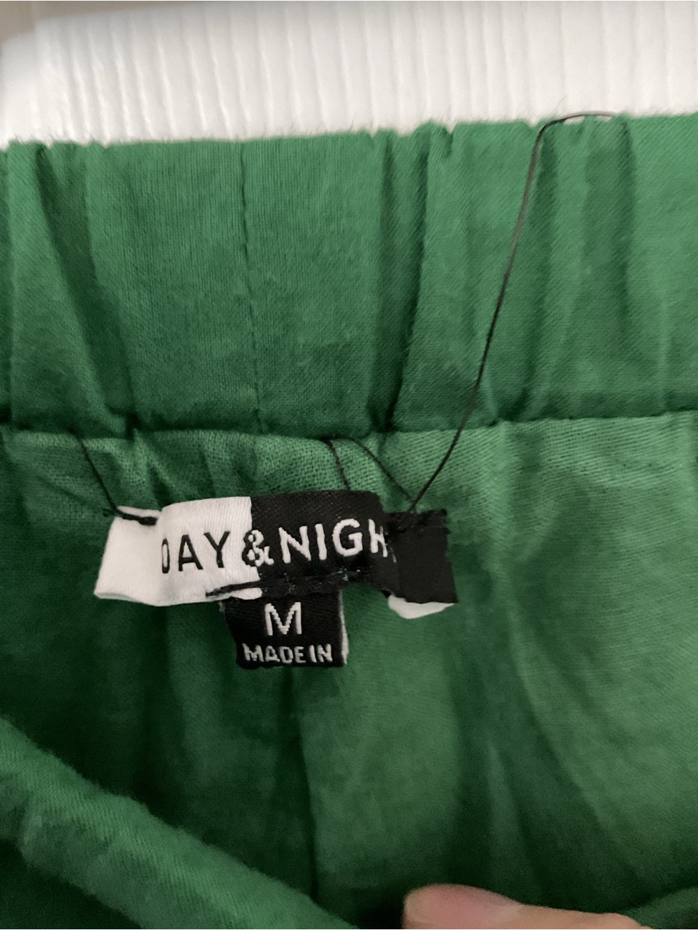 Day&Night Wide-Leg Green Pull-On Trousers - Picture 4 of 7